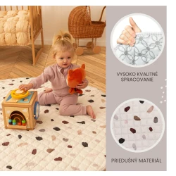 Spielmatte gesteppt Konfetti 1.5 m