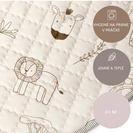 Stilvolle und praktische Matte zum Spielen zu Hause und im Freien.