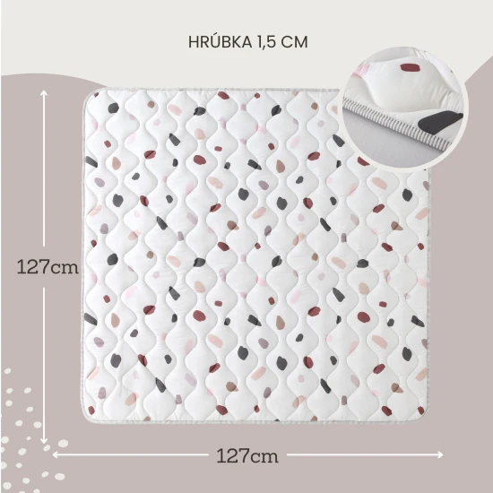 Stilvolle und praktische Matte zum Spielen zu Hause und im Freien.