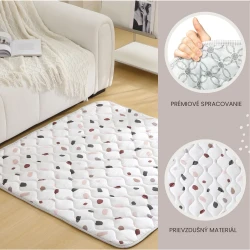 Spielmatte gesteppt Konfetti 1.27 x 1.27 m