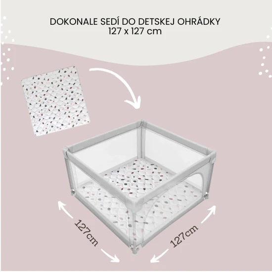 Stilvolle und praktische Matte zum Spielen zu Hause und im Freien.