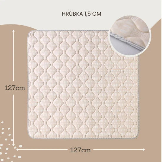 Stilvolle und praktische Matte zum Spielen zu Hause und im Freien.