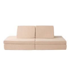 Modulares Kindersofa Teddy beige