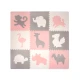 Verspielte und bequeme Puzzlematte zum Spielen und Klettern.