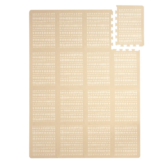 Verspielte und bequeme Puzzlematte zum Spielen und Klettern.