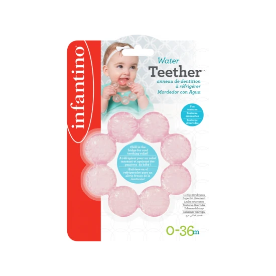 Infantino Kühlender Beißring rosa