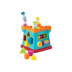 Burg mit Steckformen Burg mit Steckformen