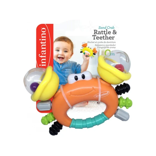 Infantino Rassel Krabbe