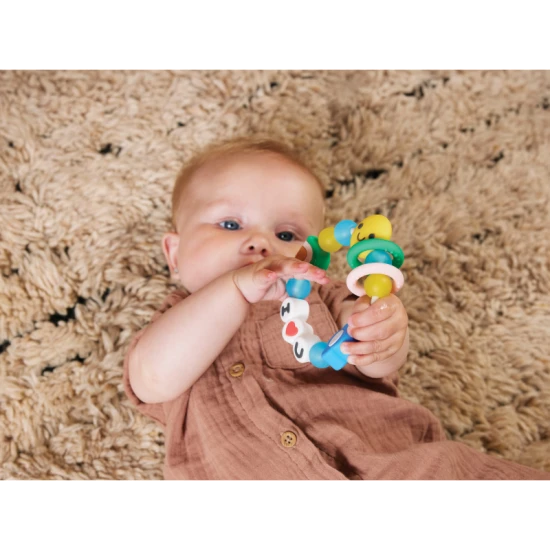 Infantino Silikon-Beißring Friendship