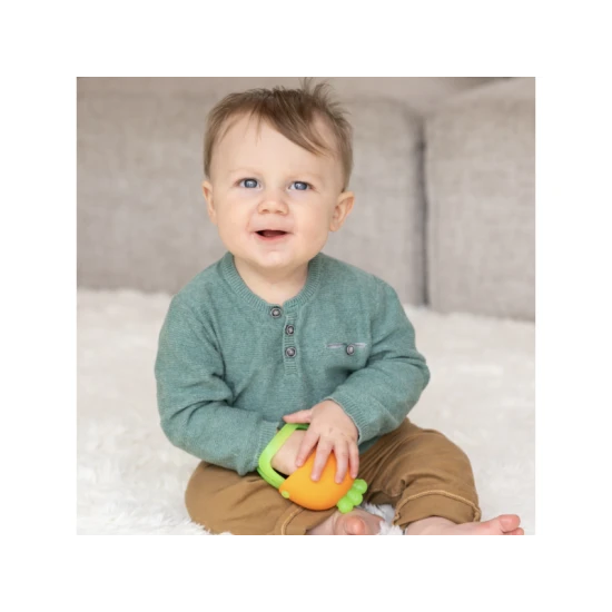Infantino Silikon-Beißring Handy Dandy