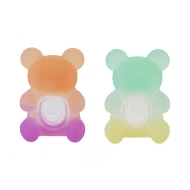 Infantino Silikon-Beißring Bär 2 Stück