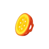 Infantino Silikon-Beißring Orange