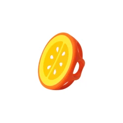 Infantino Silikon-Beißring Orange