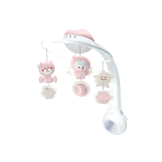 Infantino Musik-Karussell mit Projektion 3in1 Dusty Pink