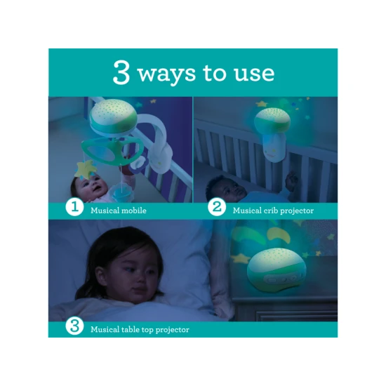 Infantino Musik-Karussell mit Projektion 3in1 grün Infantino Musik-Karussell mit Projektion 3in1 grün