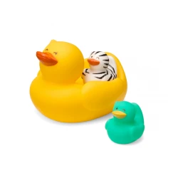 Ente mit Küken für die Badewanne