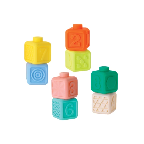 Infantino Würfel Squeeze & Stack 8 Stück