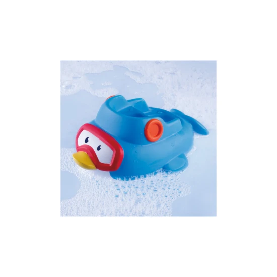 Infantino Boot mit Pinguinen für die Badewanne