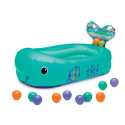 Aufblasbare Babywanne Wal