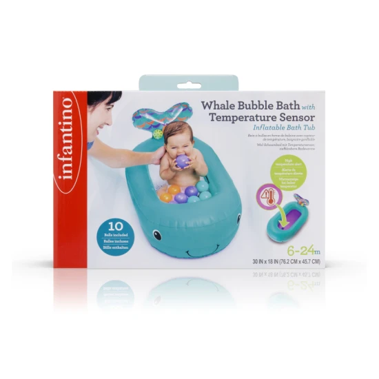 Infantino Aufblasbare Babywanne Wal