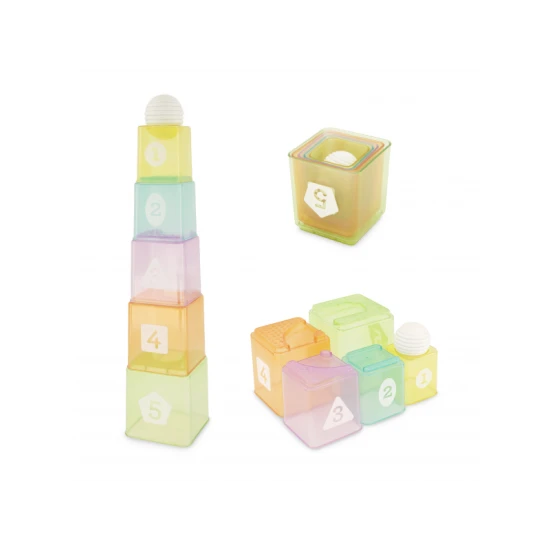 Infantino Set aus Stapelbechern und Bällen