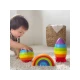 Infantino Stapelspielzeug Regenbogen Magic Rainbow