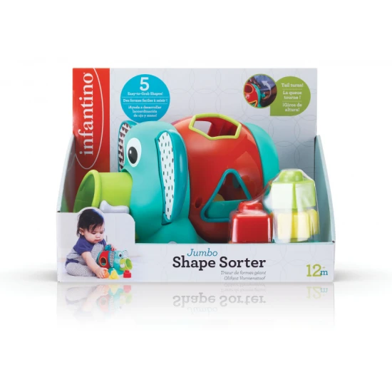 Infantino Elefant Jumbo mit Steckformen Infantino Elefant Jumbo mit Steckformen