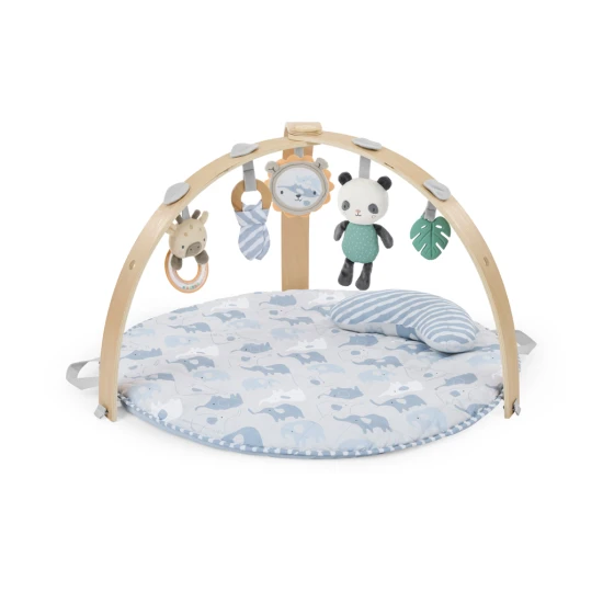 Doppelseitige Spieldecke Elephant March™ 0M+ Ingenuity 17412-2