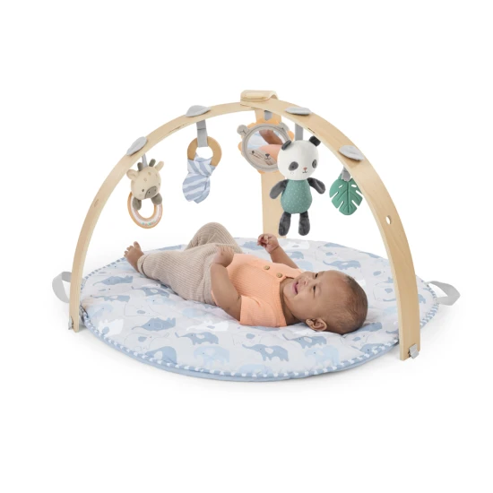 Doppelseitige Spieldecke Elephant March™ 0M+ Ingenuity 17412-2
