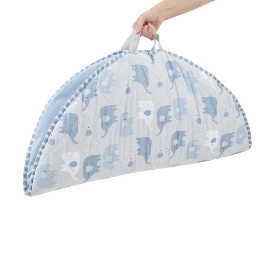 Doppelseitige Spieldecke Elephant March™ 0M+ Ingenuity 17412-2