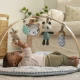 Doppelseitige Spieldecke Elephant March™ 0M+ Ingenuity 17412-2