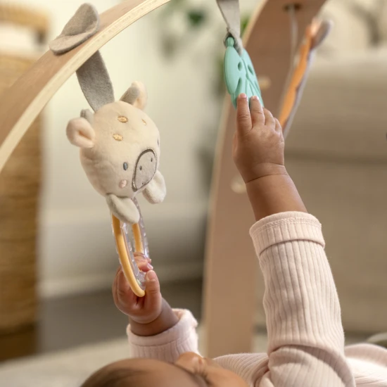 Doppelseitige Spieldecke Elephant March™ 0M+ Ingenuity 17412-2