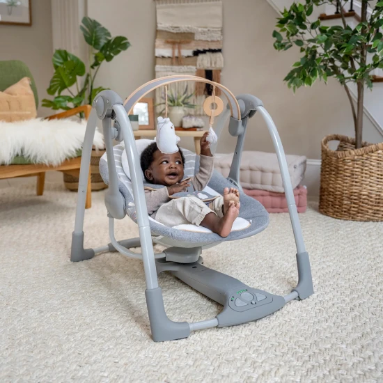 Umwandelbare Reiseschaukel mit Melodie Bella Teddy™ 0M+ bis 9 kg Umwandelbare Reiseschaukel mit Melodie Bella Teddy™ 0M+ bis 9 kg Ingenuity 11023-2
