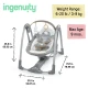Umwandelbare Reiseschaukel mit Melodie Bella Teddy™ 0M+ bis 9 kg Umwandelbare Reiseschaukel mit Melodie Bella Teddy™ 0M+ bis 9 kg Ingenuity 11023-2