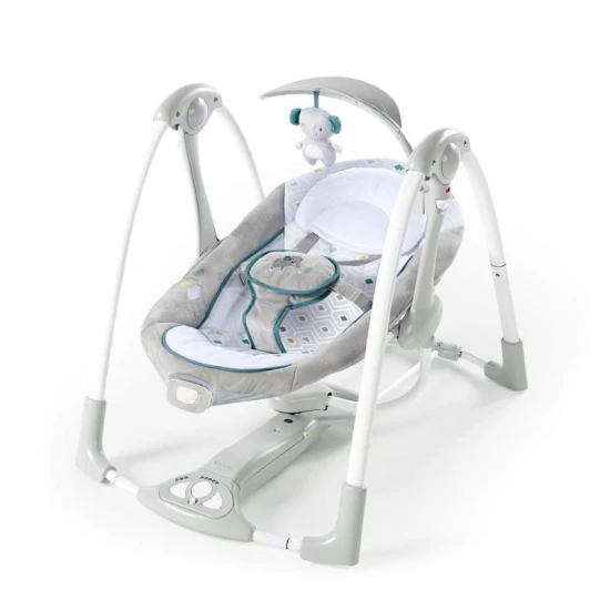 Umwandelbare, vibrierende Schaukel mit Melodie Nash 2-in-1, 0M+ bis 9 kg Umwandelbare, vibrierende Schaukel mit Melodie Nash 2-in-1, 0M+ bis 9 kg Ingenuity 12055-1