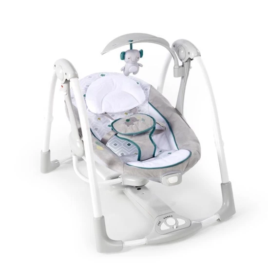 Umwandelbare, vibrierende Schaukel mit Melodie Nash 2-in-1, 0M+ bis 9 kg Umwandelbare, vibrierende Schaukel mit Melodie Nash 2-in-1, 0M+ bis 9 kg Ingenuity 12055-1