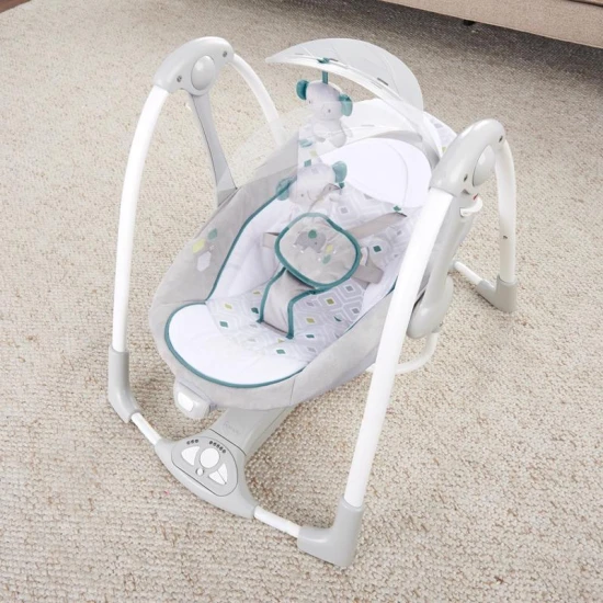 Umwandelbare, vibrierende Schaukel mit Melodie Nash 2-in-1, 0M+ bis 9 kg Umwandelbare, vibrierende Schaukel mit Melodie Nash 2-in-1, 0M+ bis 9 kg Ingenuity 12055-1