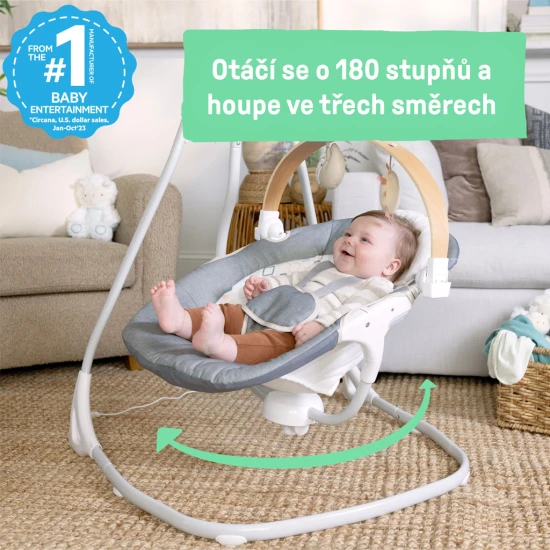 Wippende Musikschaukel Parker™ 0M+, bis 9 kg Ingenuity 16926-1