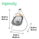 Wippende Musikschaukel Parker™ 0M+, bis 9 kg Ingenuity 16926-1