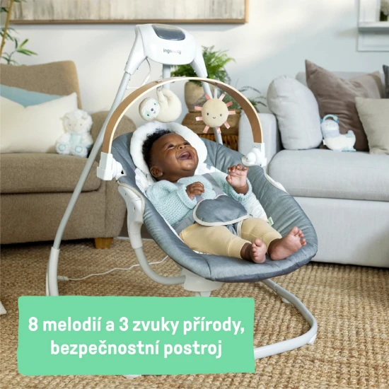 Wippende Musikschaukel Parker™ 0M+, bis 9 kg Ingenuity 16926-1