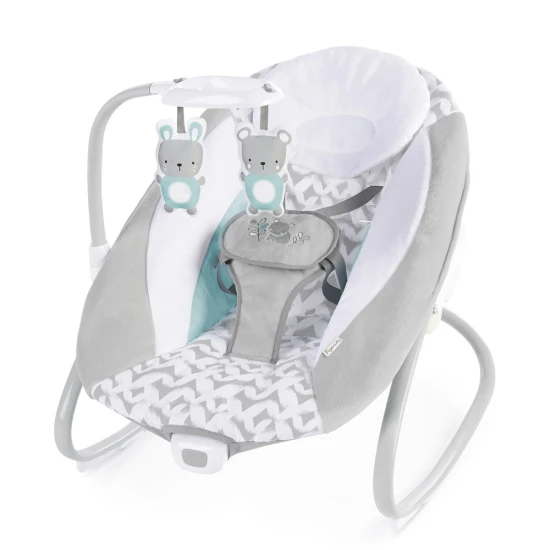 Große Schaukel mit vibrierender Wippe und Melodie USB 2-in-1 Raylan 0M+ bis 9 kg Große Schaukel mit vibrierender Wippe und Melodie USB 2-in-1 Raylan 0M+ bis 9 kg Ingenuity 11791-1