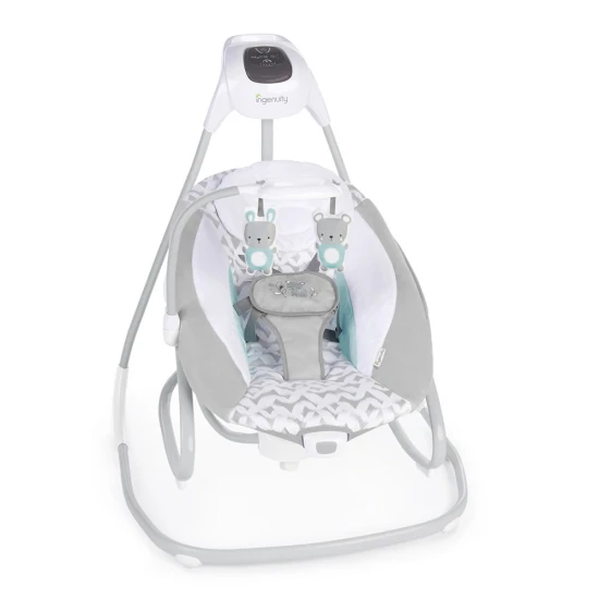 Große Schaukel mit vibrierender Wippe und Melodie USB 2-in-1 Raylan 0M+ bis 9 kg Große Schaukel mit vibrierender Wippe und Melodie USB 2-in-1 Raylan 0M+ bis 9 kg Ingenuity 11791-1