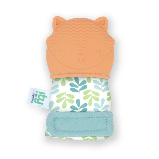 Beißhandschuh Fuchs Kitt orange BPA-frei 3M+ Ingenuity 16817-12