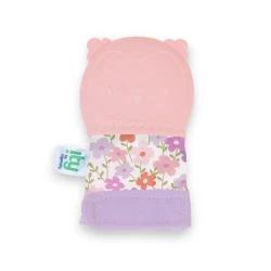 Beißhandschuh Eule Nally rosa BPA-frei 3M+