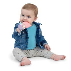 Beißhandschuh Eule Nally rosa BPA-frei 3M+