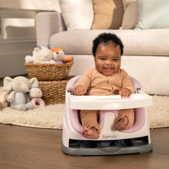 2-in-1-Sitzverkleiner für Stühle Baby Base™ Peony 6M+ bis 15 kg Ingenuity 16726-2