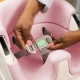 2-in-1-Sitzverkleiner für Stühle Baby Base™ Peony 6M+ bis 15 kg Ingenuity 16726-2