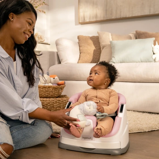 2-in-1-Sitzverkleiner für Stühle Baby Base™ Peony 6M+ bis 15 kg Ingenuity 16726-2