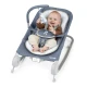 Vibrierende Massagewippe mit Melodie Happy Belly™ Rock-to-Bounce Chambray 0M+ bis 9 kg Vibrierende Massagewippe mit Melodie Happy Belly™ Rock-to-Bounce Chambray 0M+ bis 9 kg Ingenuity 16854-2