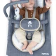 Vibrierende Massagewippe mit Melodie Happy Belly™ Rock-to-Bounce Chambray 0M+ bis 9 kg Vibrierende Massagewippe mit Melodie Happy Belly™ Rock-to-Bounce Chambray 0M+ bis 9 kg Ingenuity 16854-2